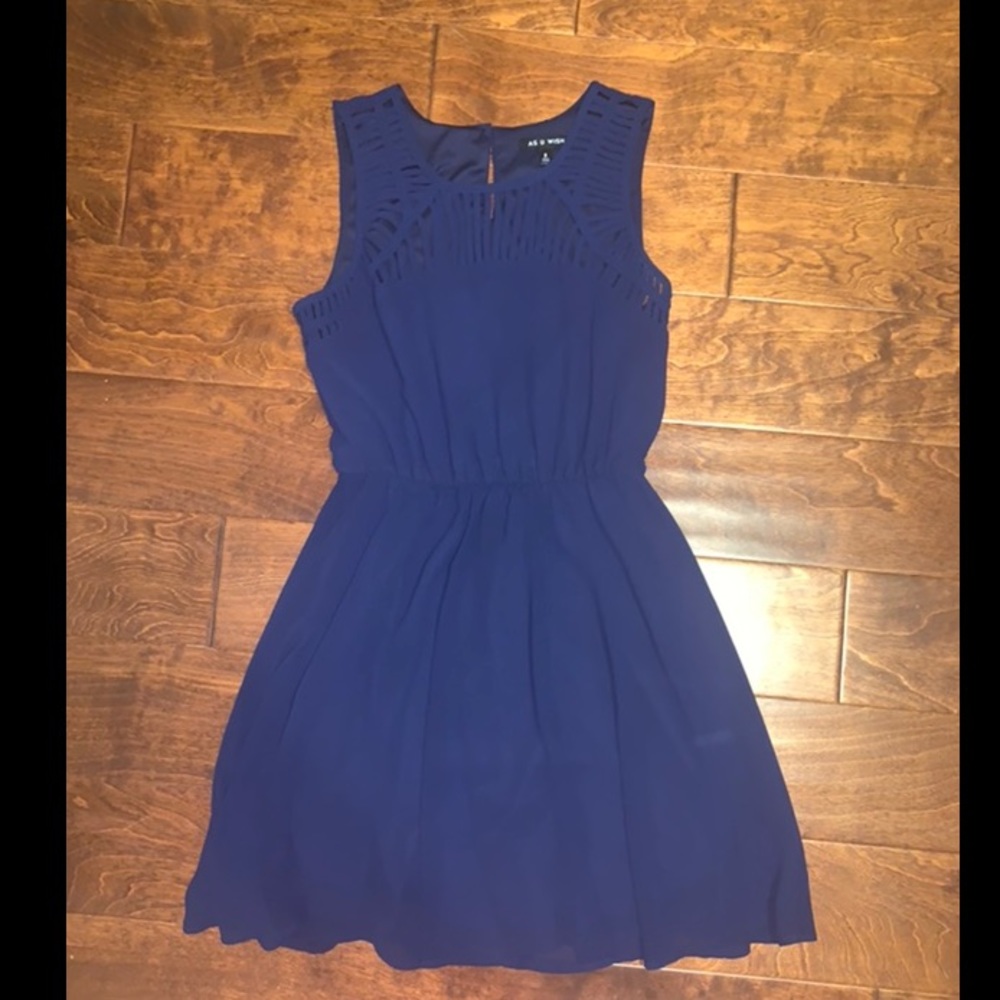Navy Blue Cocktail Dress